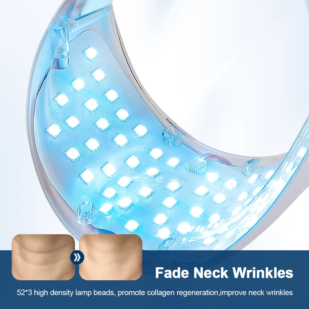 7-Color LED Light Therapy Mask: Rechargeable Photon Skincare Device for Home Use