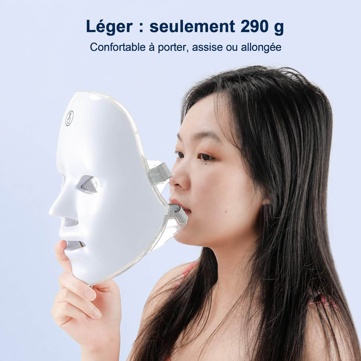 7-Color LED Light Therapy Mask: Rechargeable Photon Skincare Device for Home Use