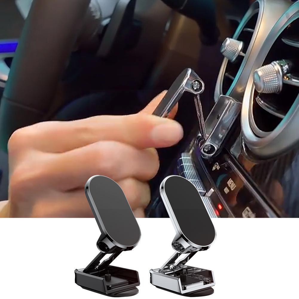 Support de téléphone de voiture pliant en métal